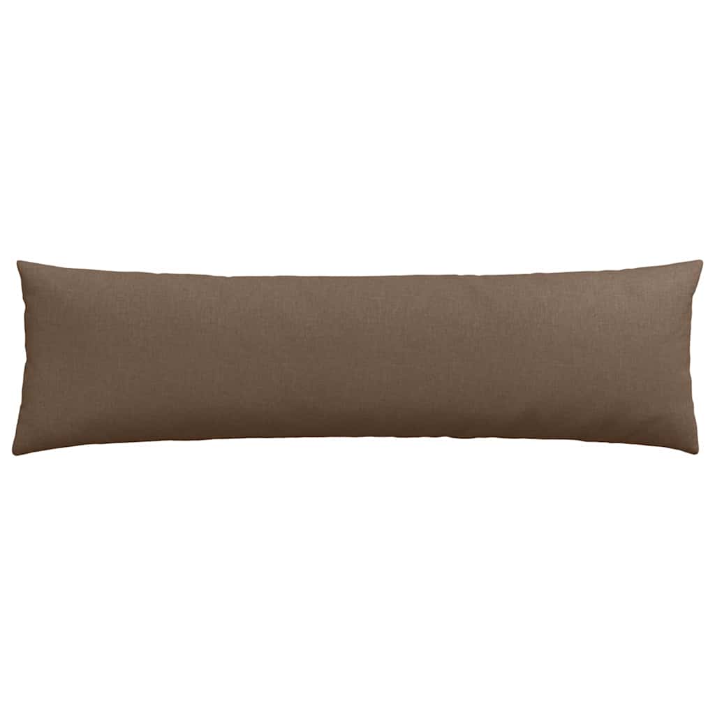 vidaXL Poduszki na sofę 2 pcs Brązowy 145 x 40 cm tkanina