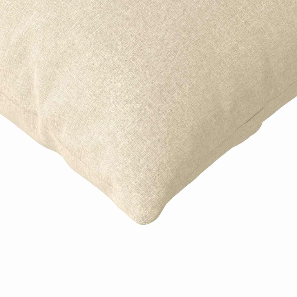 vidaXL Poduszki na sofę 2 pcs Kremowy 145 x 40 cm tkanina