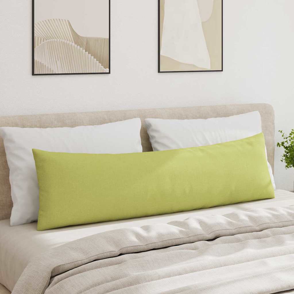 vidaXL Poduszki na sofę 2 pcs Jasnozielony 145 x 40 cm tkanina