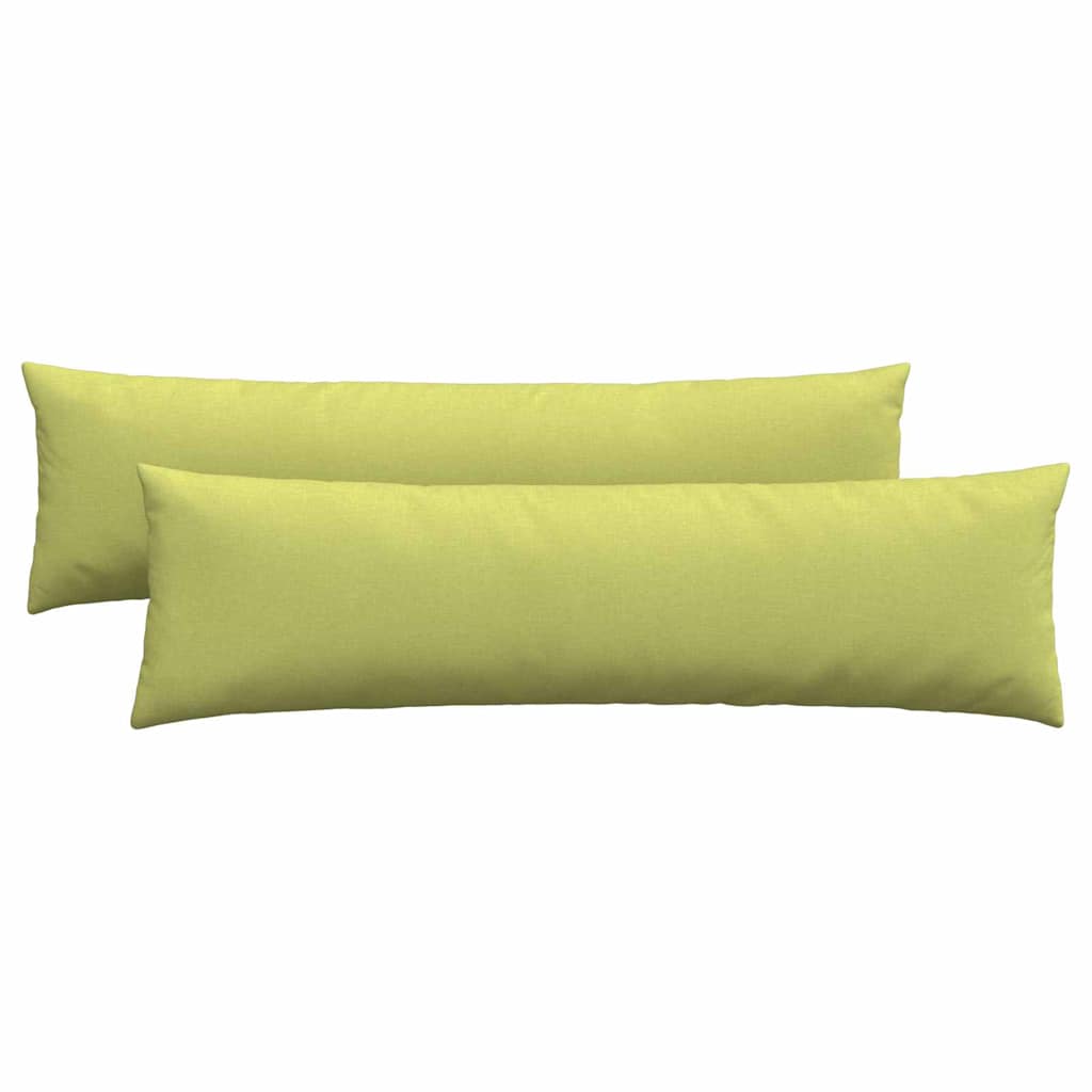 vidaXL Poduszki na sofę 2 pcs Jasnozielony 145 x 40 cm tkanina