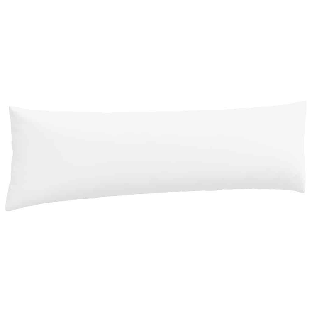 vidaXL Poduszki na sofę 2 pcs Biały 145 x 40 cm tkanina