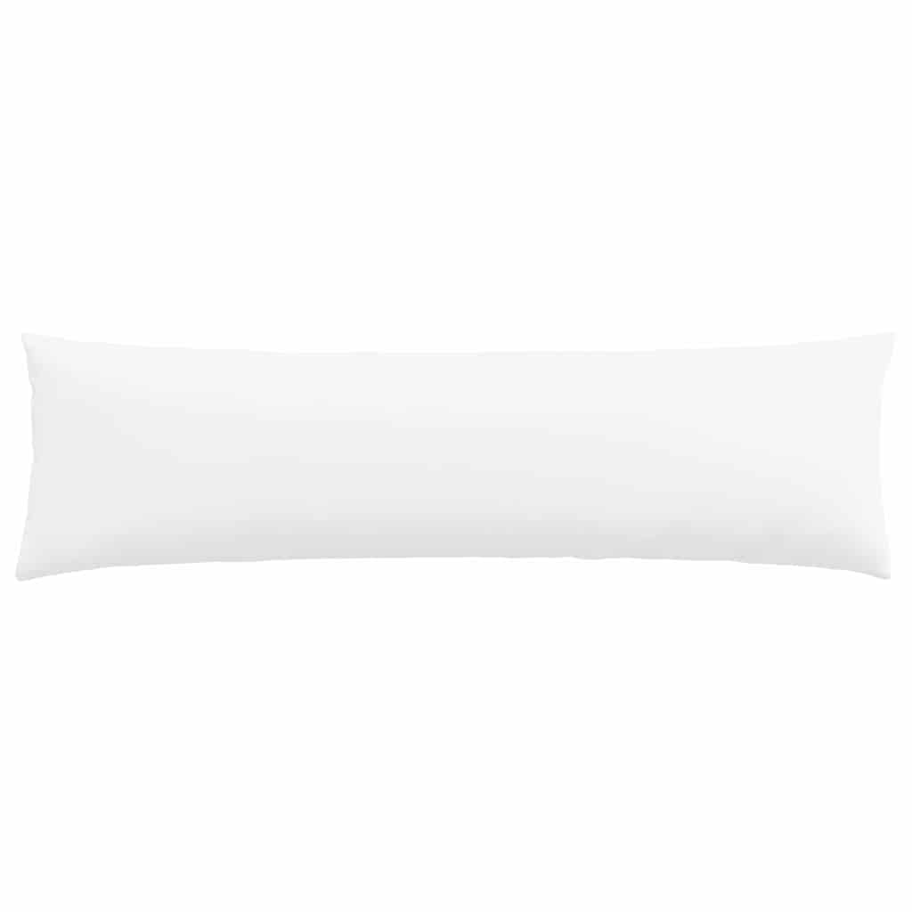 vidaXL Poduszki na sofę 2 pcs Biały 145 x 40 cm tkanina