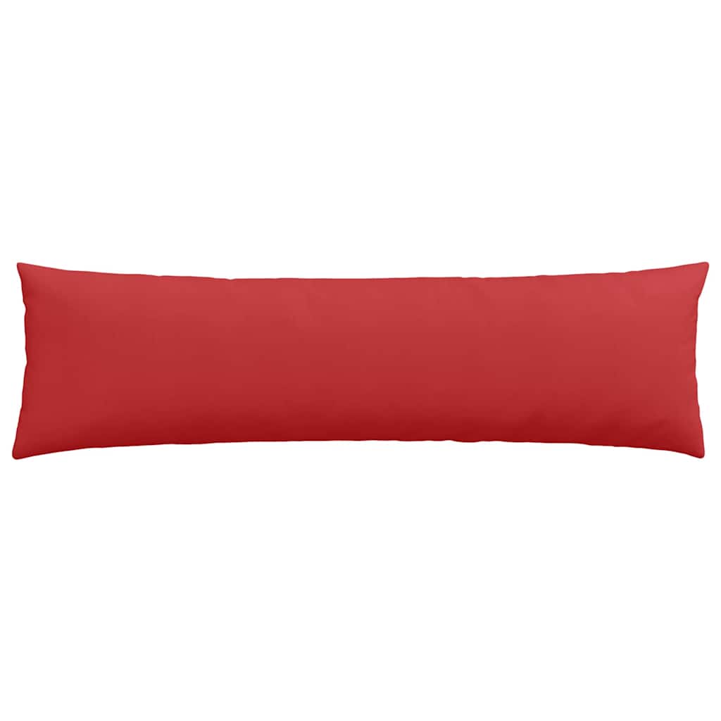 vidaXL Poduszki na sofę 2 pcs Czerwony 145 x 40 cm tkanina