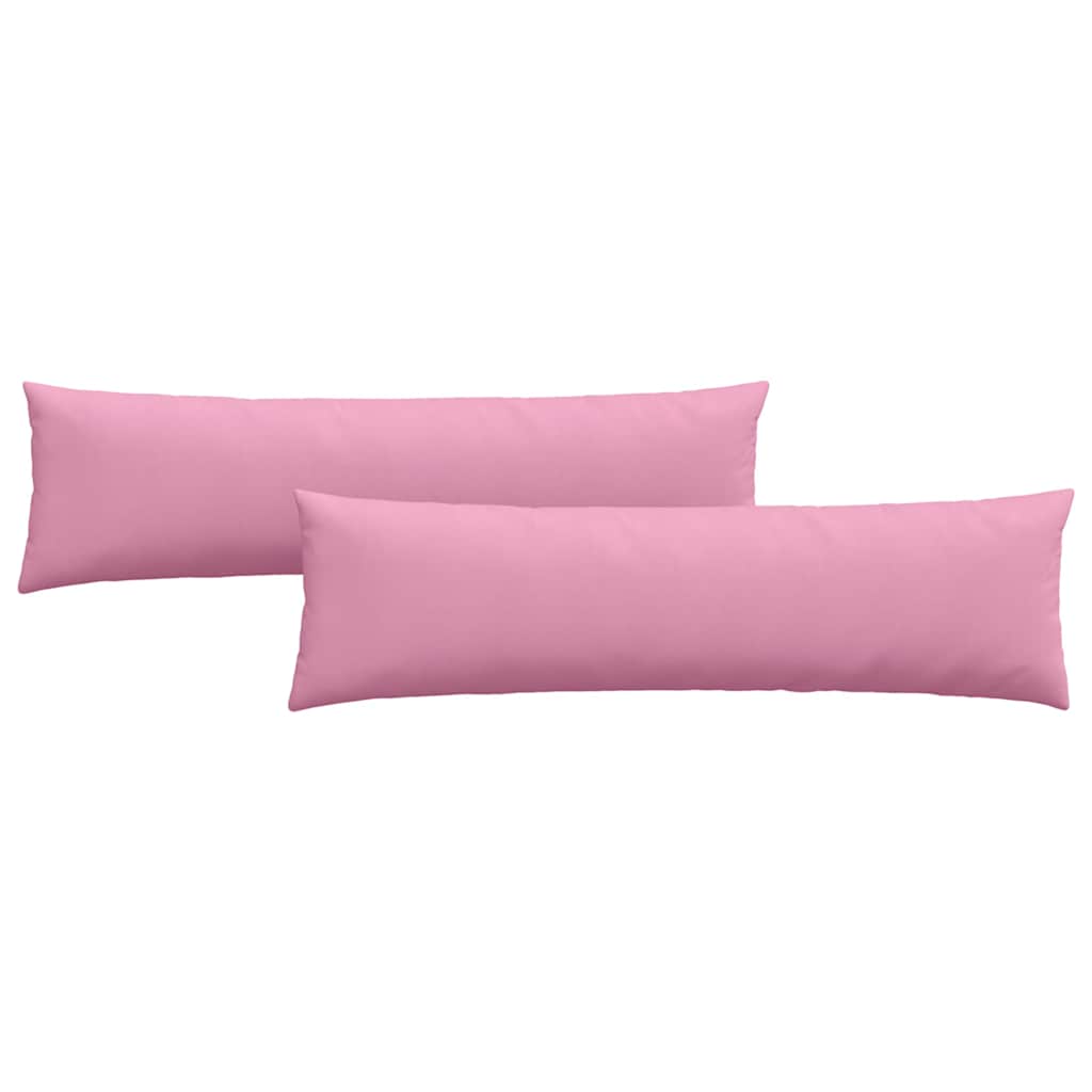 vidaXL Poduszki na sofę 2 pcs Różowy 145 x 40 cm tkanina