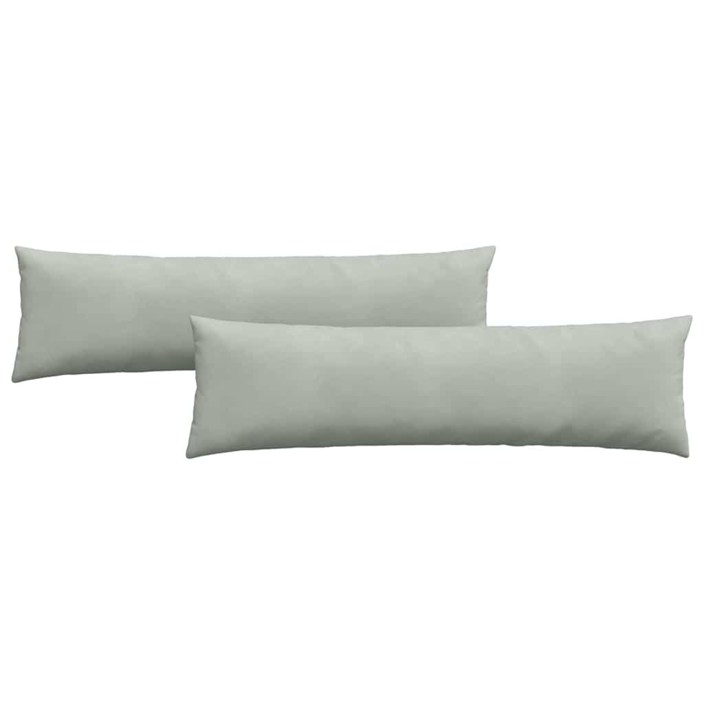 vidaXL Poduszki na sofę 2 pcs Jasnoszary 145 x 40 cm