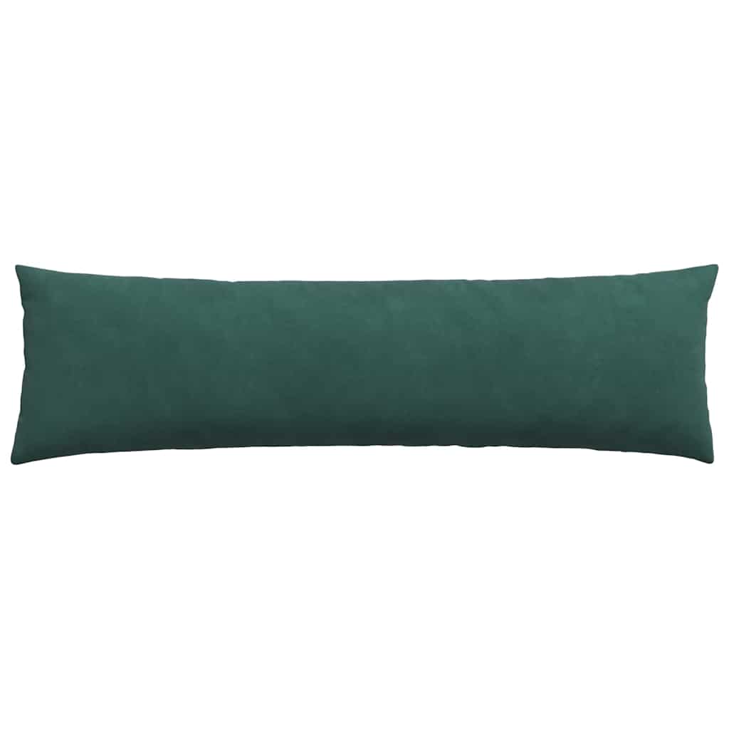 vidaXL Poduszki na sofę 2 pcs Ciemna zieleń 145 x 40 cm