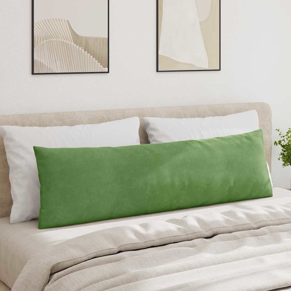 vidaXL Poduszki na sofę 2 pcs jasnozielony 145 x 40 cm