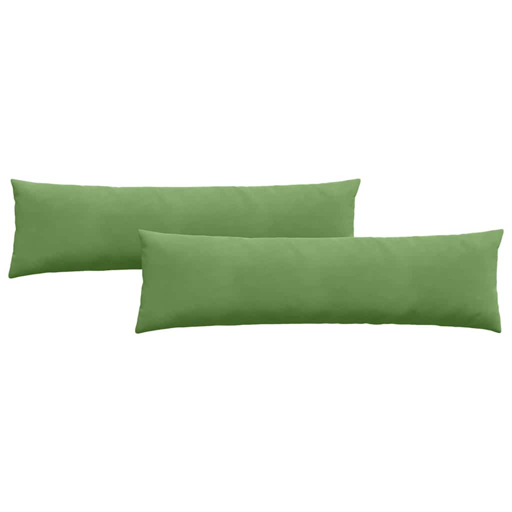 vidaXL Poduszki na sofę 2 pcs jasnozielony 145 x 40 cm