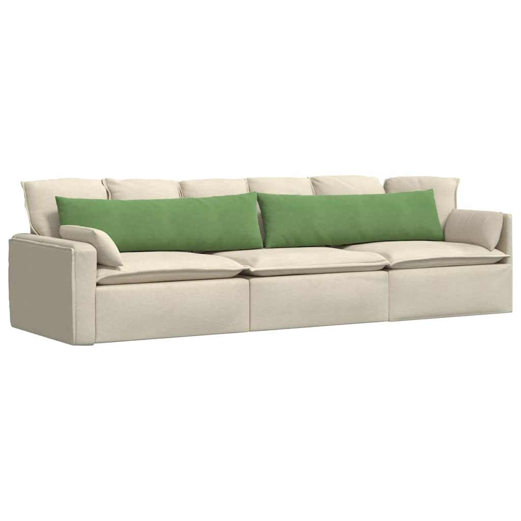 vidaXL Poduszki na sofę 2 pcs jasnozielony 145 x 40 cm