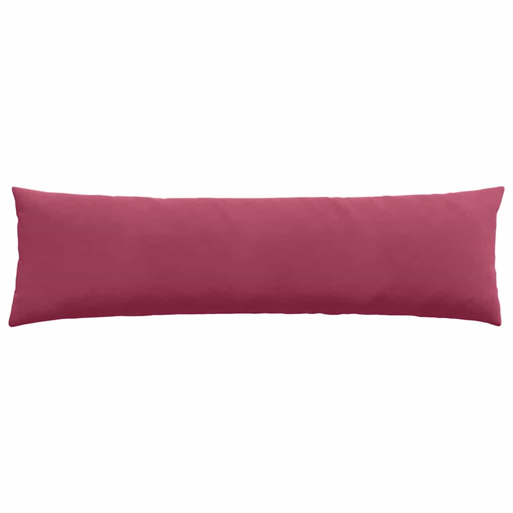 vidaXL Poduszki na sofę 2 pcs Czerwone wino 145 x 40 cm