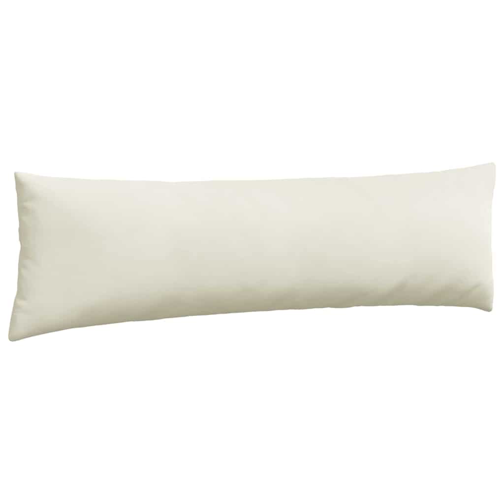vidaXL Poduszki na sofę 2 pcs Kremowy 145 x 40 cm Tkanina sztruksowa