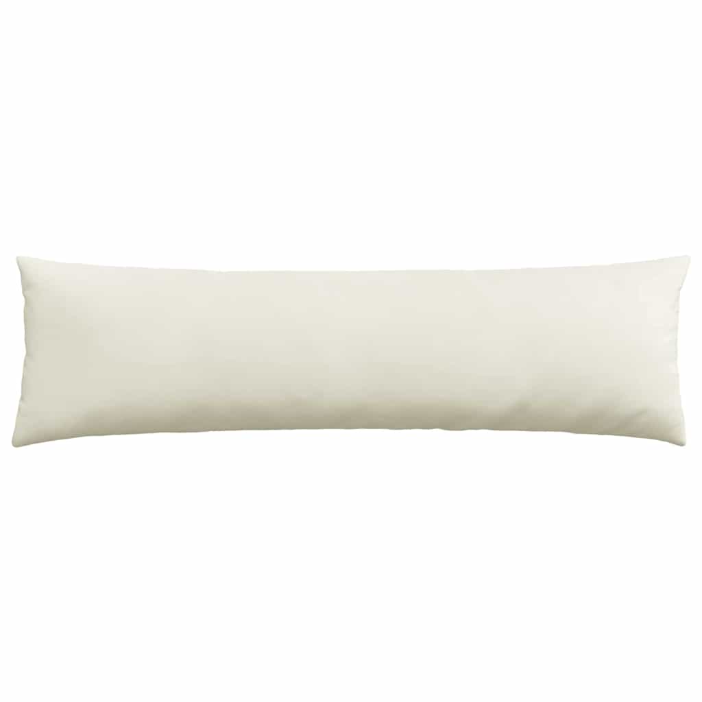vidaXL Poduszki na sofę 2 pcs Kremowy 145 x 40 cm Tkanina sztruksowa