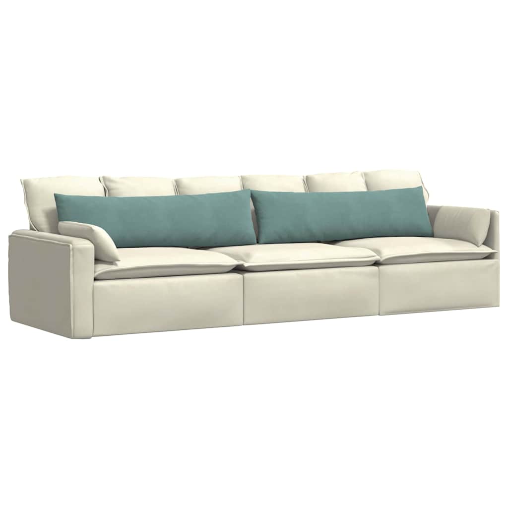 vidaXL Poduszki na sofę 2 pcs Zielony morski 145 x 40 cm