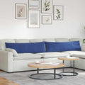vidaXL Poduszki na sofę 2 pcs Niebieski policyjny 145 x 40 cm