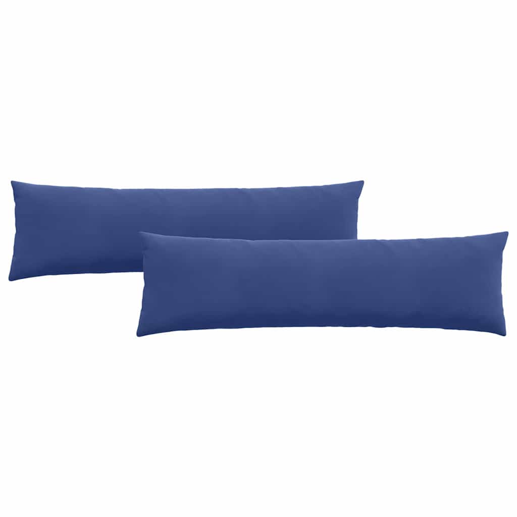vidaXL Poduszki na sofę 2 pcs Niebieski policyjny 145 x 40 cm