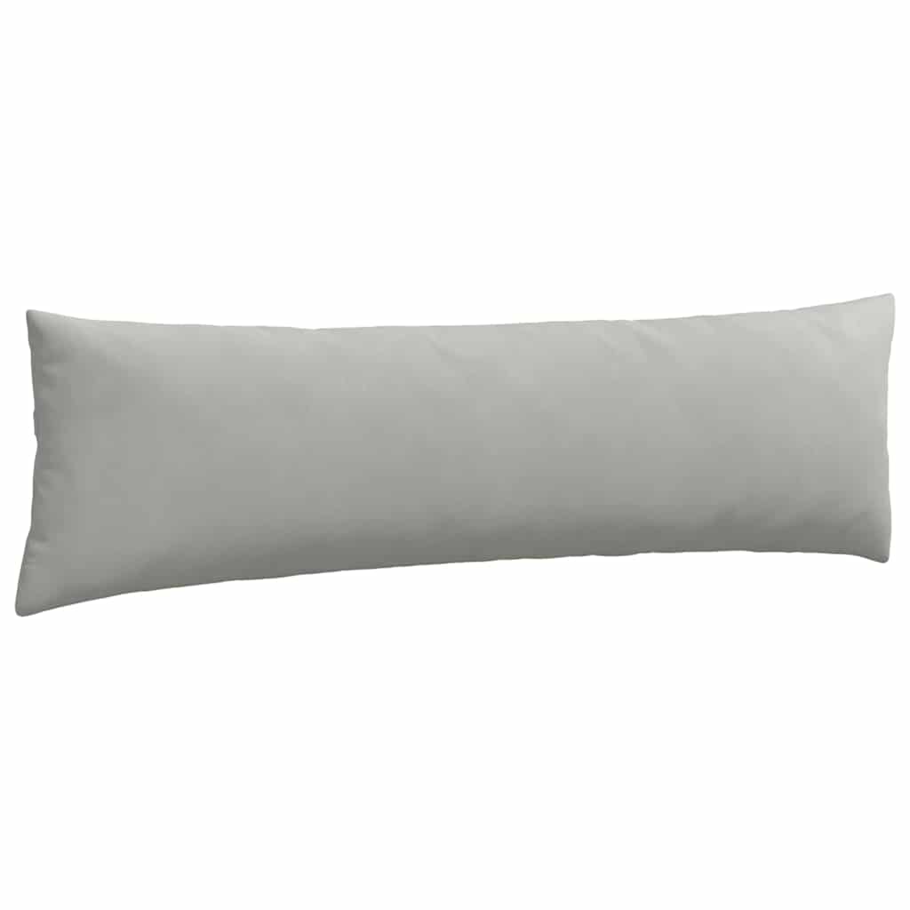 vidaXL Poduszki na sofę 2 pcs Jasnoszary 145 x 40 cm tkanina