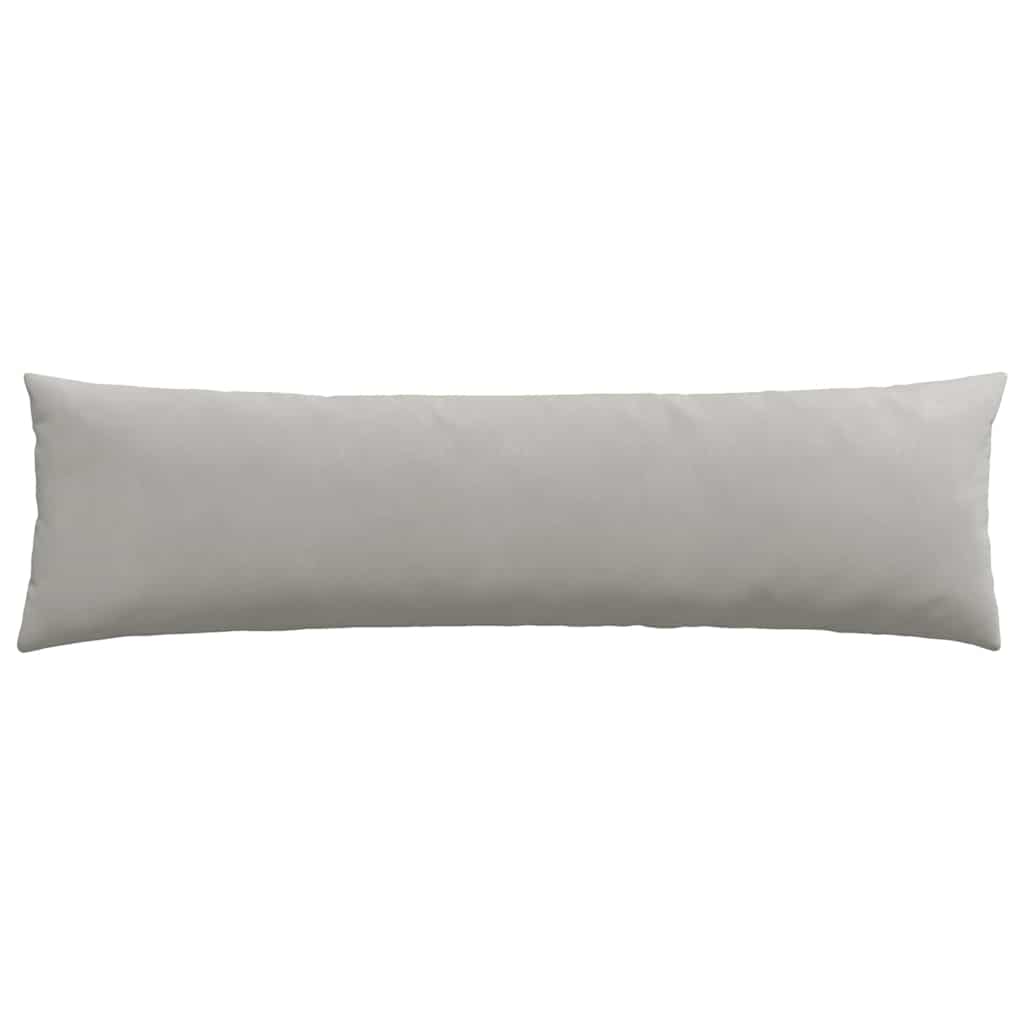 vidaXL Poduszki na sofę 2 pcs Jasnoszary 145 x 40 cm tkanina
