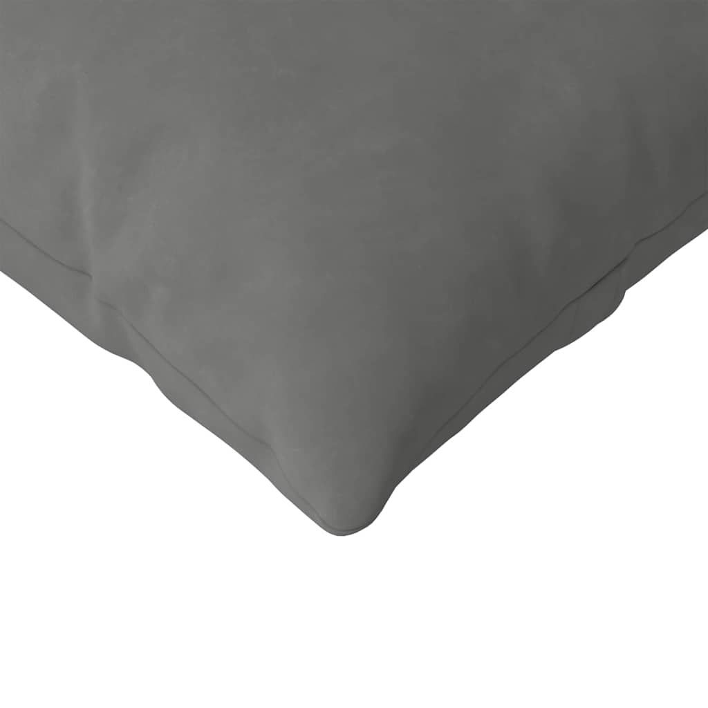 vidaXL Poduszki na sofę 2 pcs Ciemnoszary 145 x 40 cm tkanina