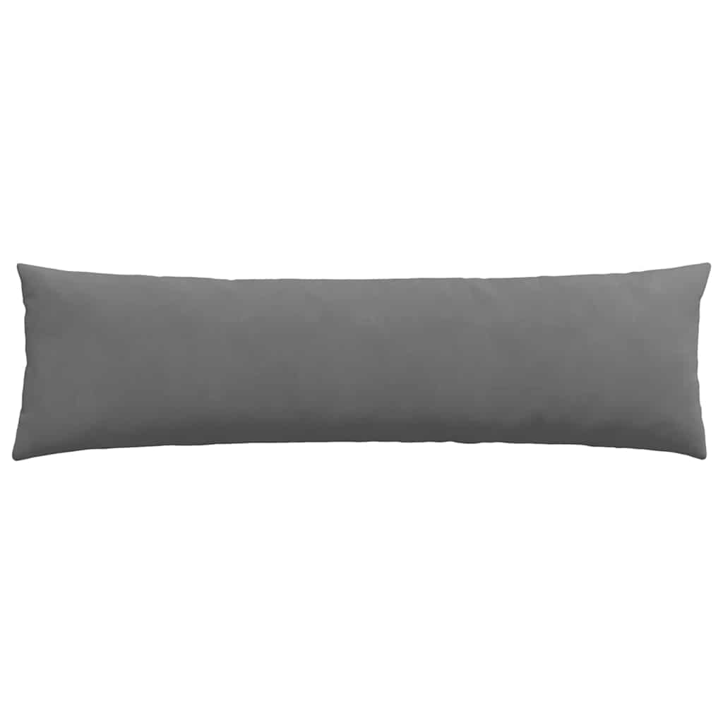 vidaXL Poduszki na sofę 2 pcs Ciemnoszary 145 x 40 cm tkanina