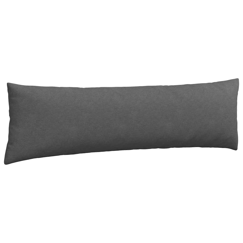 vidaXL Poduszki na sofę 2 pcs Ciemnoszary 145 x 40 cm