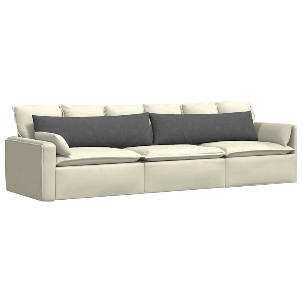 vidaXL Poduszki na sofę 2 pcs Ciemnoszary 145 x 40 cm