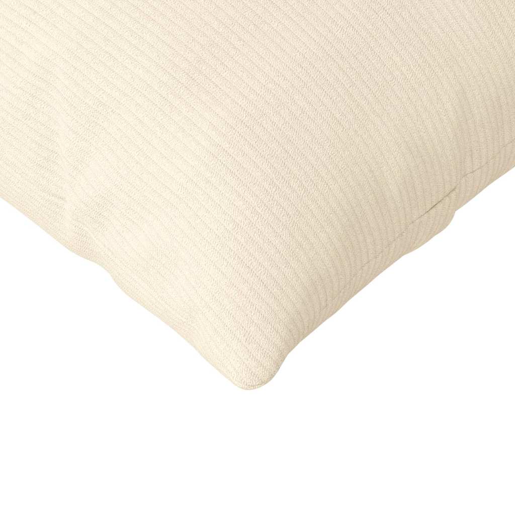 vidaXL Poduszki na sofę 2 pcs Kremowy 145 x 40 cm Tkanina sztruksowa