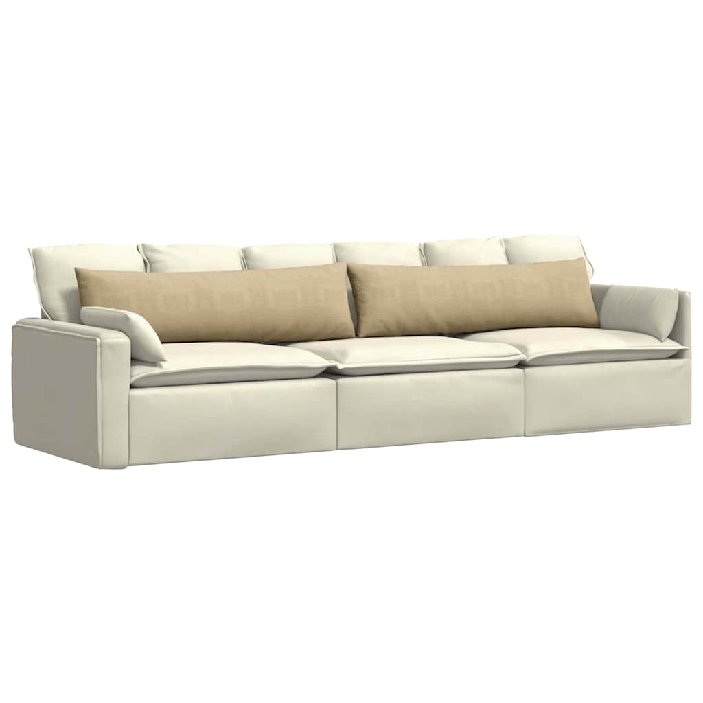 vidaXL Poduszki na sofę 2 pcs Szary zielony 145 x 40 cm