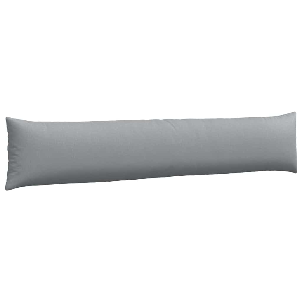 vidaXL Poduszki na sofę 2 pcs Jasnoszary 200 x 40 cm tkanina
