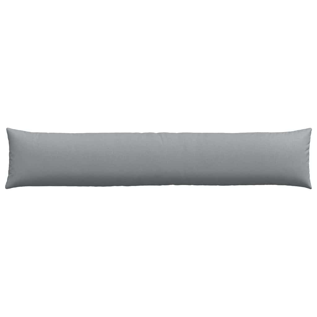 vidaXL Poduszki na sofę 2 pcs Jasnoszary 200 x 40 cm tkanina