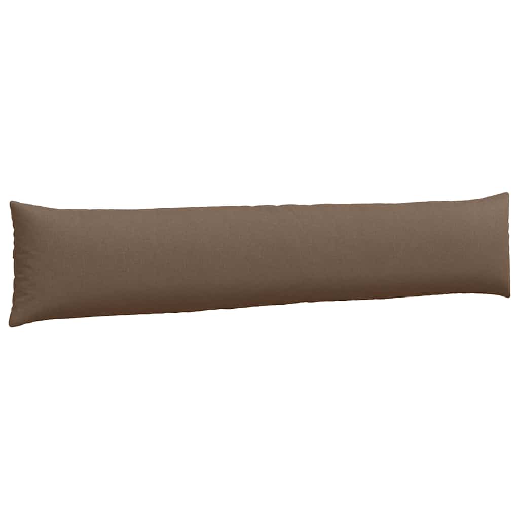 vidaXL Poduszki na sofę 2 pcs Brązowy 200 x 40 cm tkanina