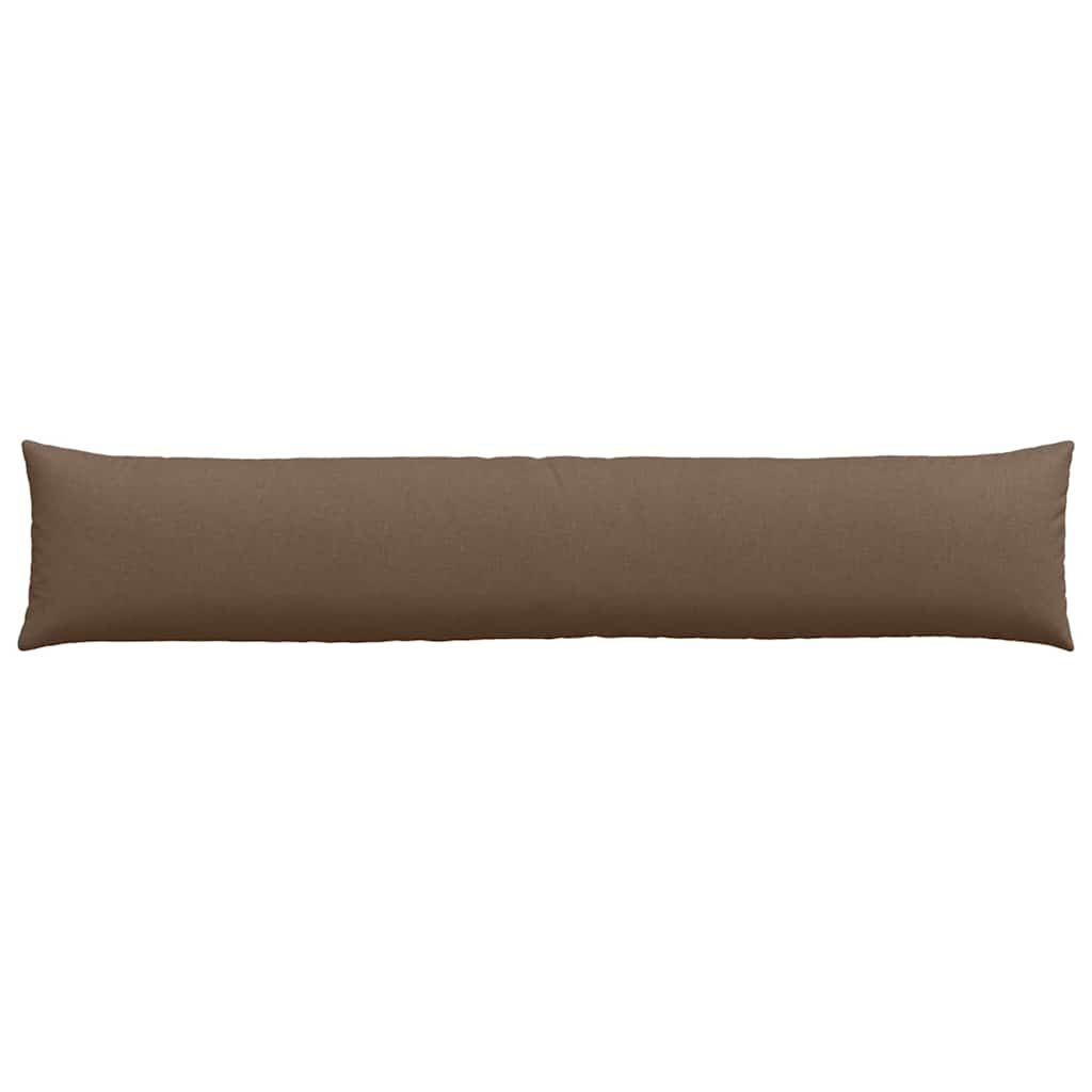 vidaXL Poduszki na sofę 2 pcs Brązowy 200 x 40 cm tkanina