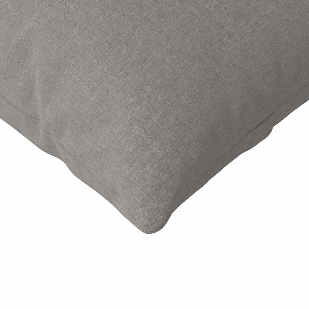vidaXL Poduszki na sofę 2 pcs Ciemnoszary 200 x 40 cm tkanina