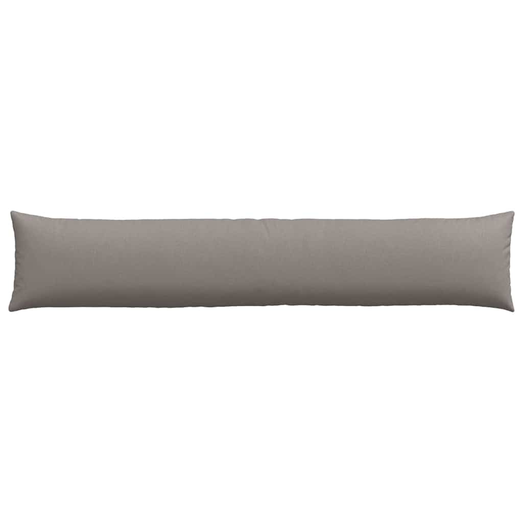 vidaXL Poduszki na sofę 2 pcs Ciemnoszary 200 x 40 cm tkanina