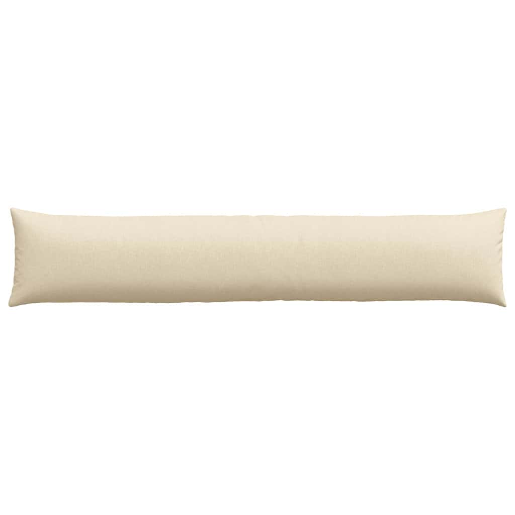vidaXL Poduszki na sofę 2 pcs Kremowy 200 x 40 cm tkanina