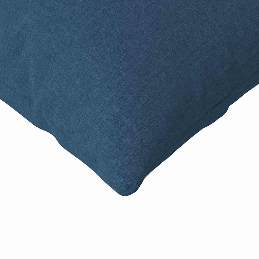vidaXL Poduszki na sofę 2 pcs Niebieski 200 x 40 cm tkanina