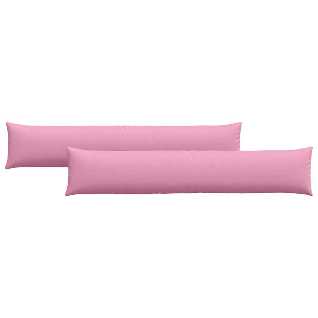 vidaXL Poduszki na sofę 2 pcs Różowy 200 x 40 cm tkanina