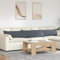 vidaXL Poduszki na sofę 2 pcs Ciemnoszary 200 x 40 cm
