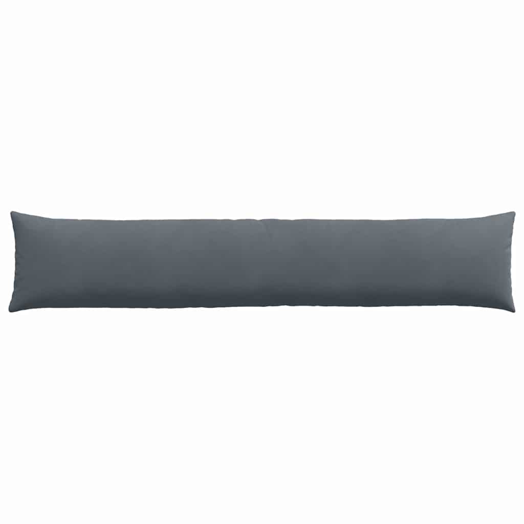 vidaXL Poduszki na sofę 2 pcs Ciemnoszary 200 x 40 cm