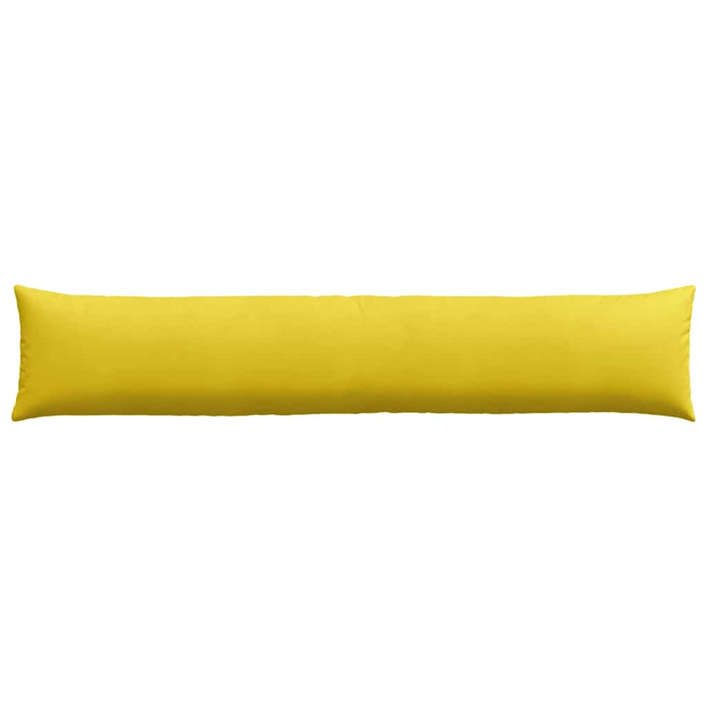 vidaXL Poduszki na sofę 2 pcs Żółty 200 x 40 cm Tkanina sztruksowa