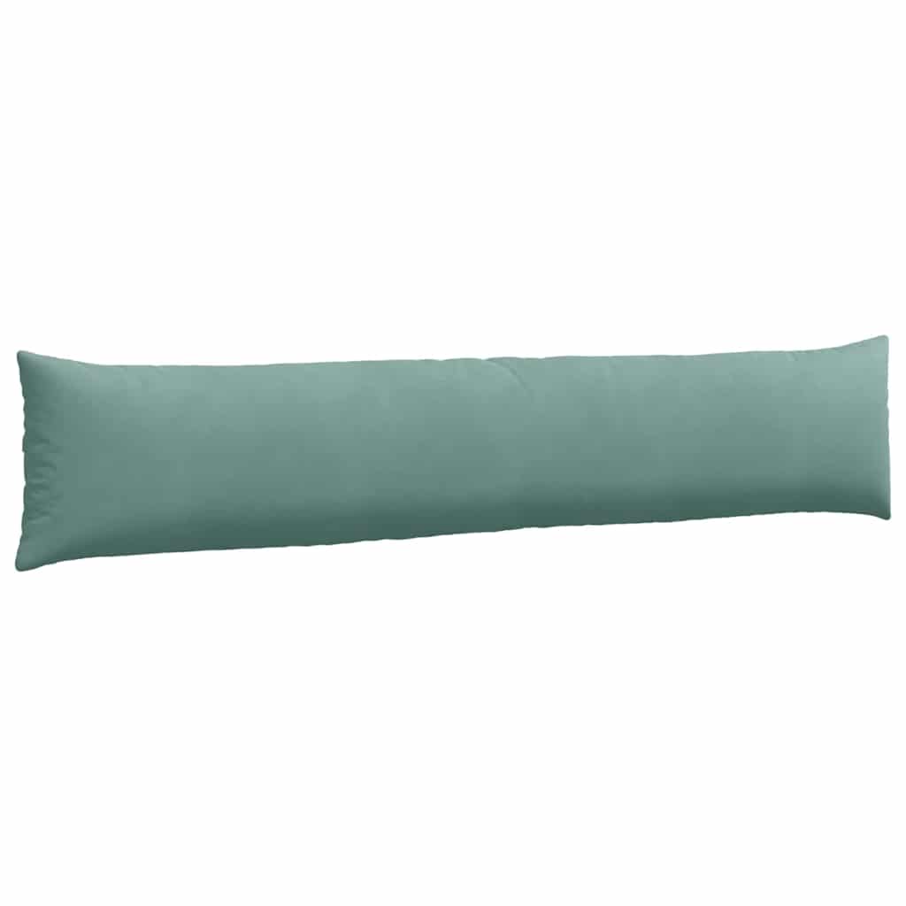 vidaXL Poduszki na sofę 2 pcs Zielony morski 200 x 40 cm