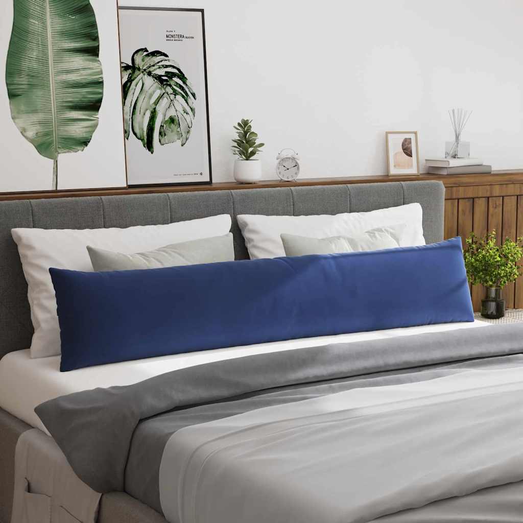 vidaXL Poduszki na sofę 2 pcs Niebieski policyjny 200 x 40 cm