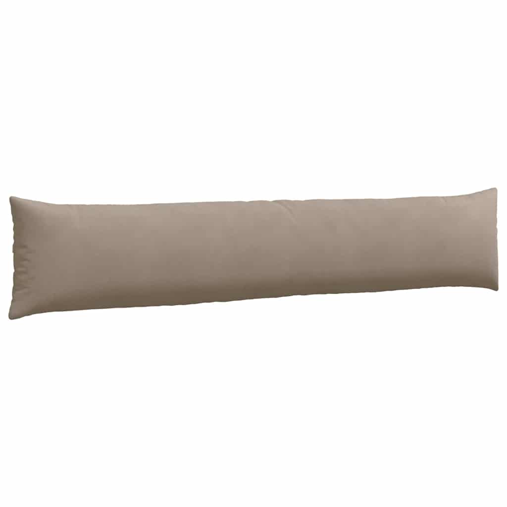 vidaXL Poduszki na sofę 2 pcs Ciemnoszary 200 x 40 cm tkanina
