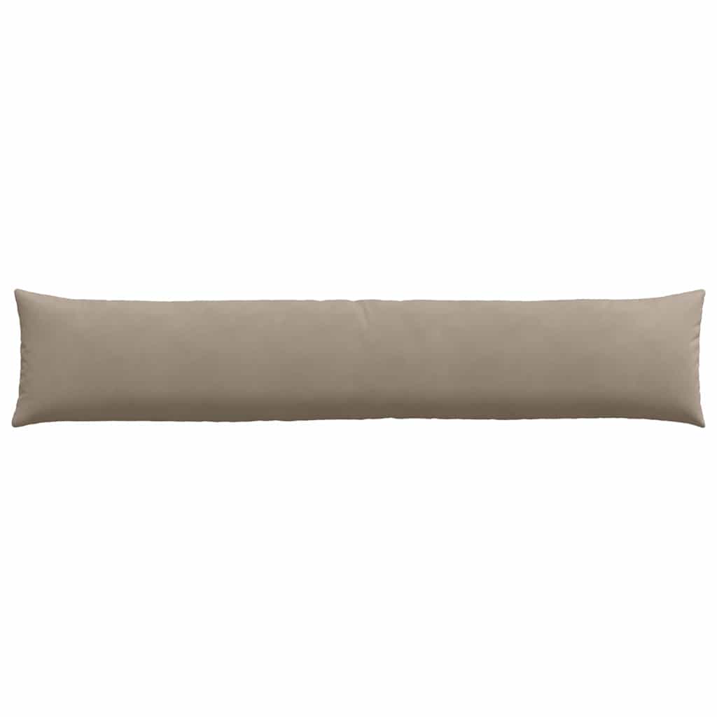 vidaXL Poduszki na sofę 2 pcs Ciemnoszary 200 x 40 cm tkanina