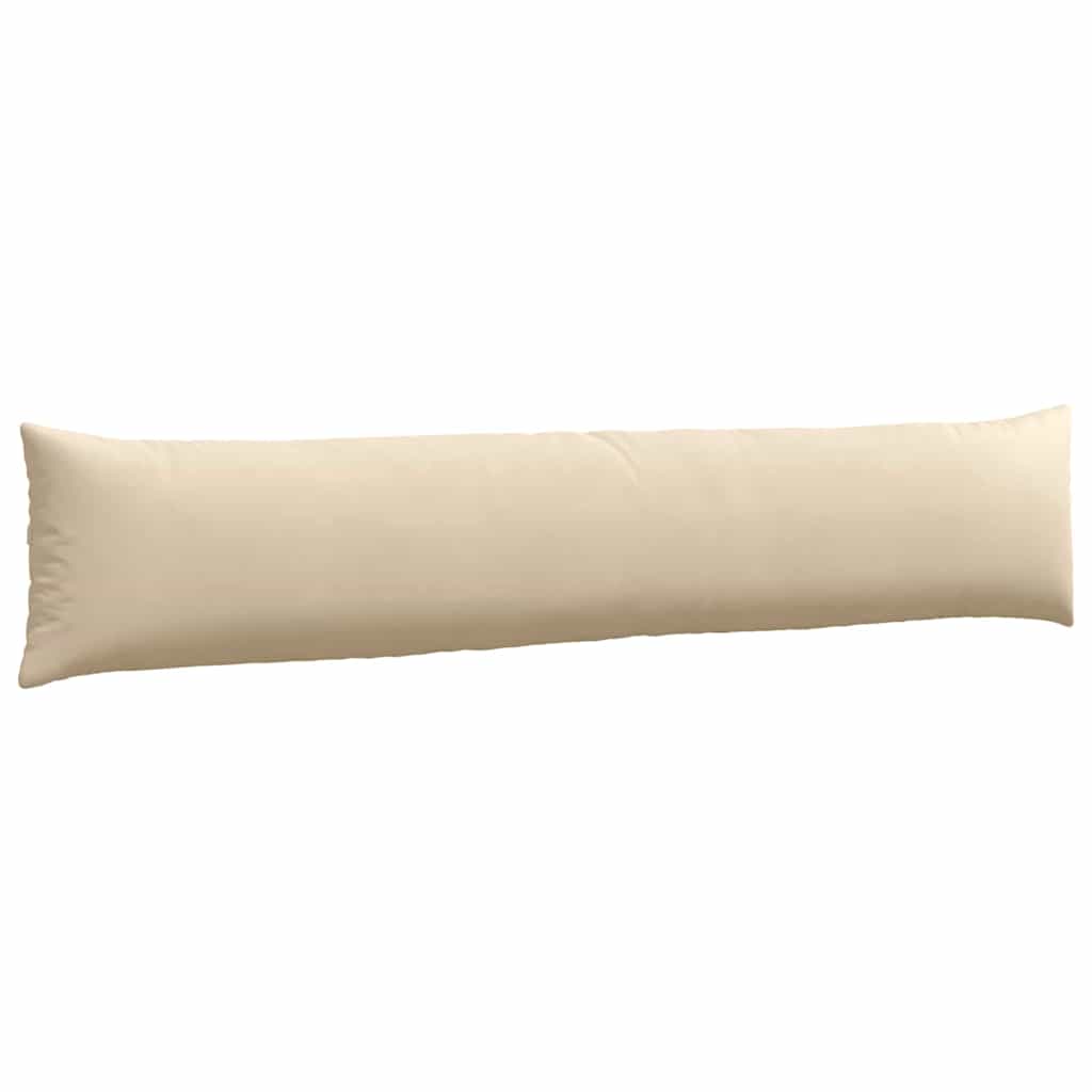 vidaXL Poduszki na sofę 2 pcs Kremowy 200 x 40 cm tkanina