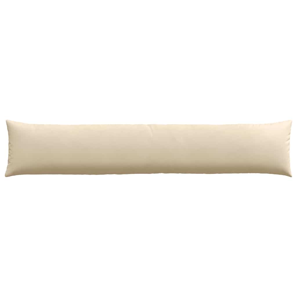 vidaXL Poduszki na sofę 2 pcs Kremowy 200 x 40 cm tkanina