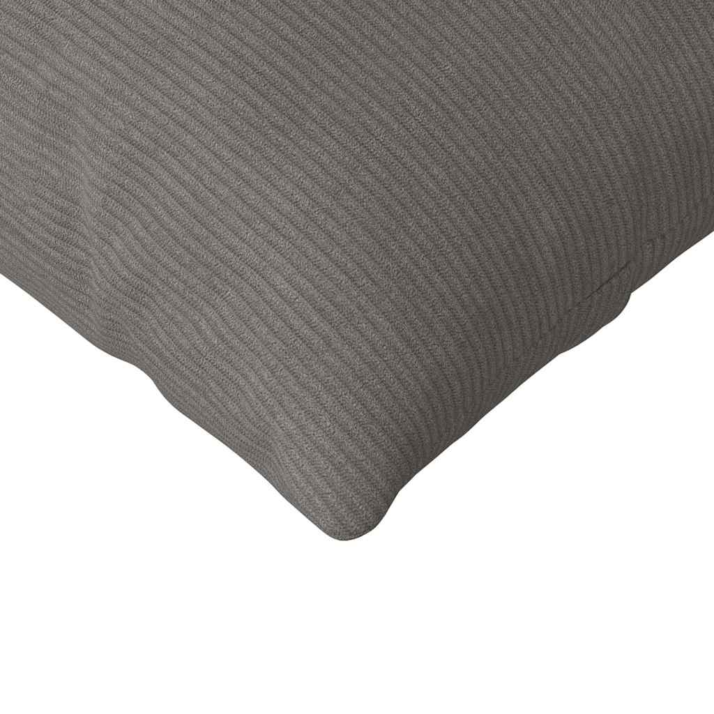 vidaXL Poduszki na sofę 2 pcs Jasnoszary 200 x 40 cm