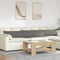 vidaXL Poduszki na sofę 2 pcs Jasnoszary 200 x 40 cm