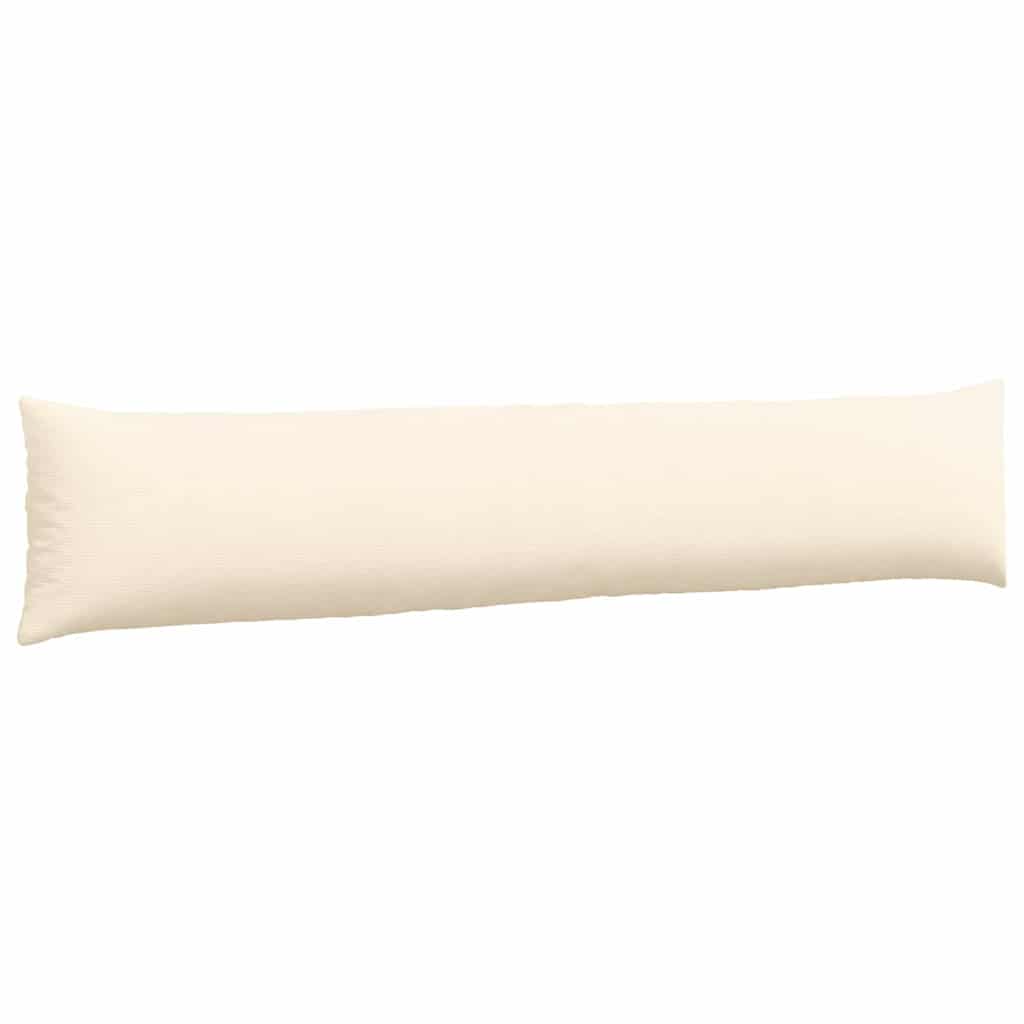 vidaXL Poduszki na sofę 2 pcs Kremowy 200 x 40 cm Tkanina sztruksowa