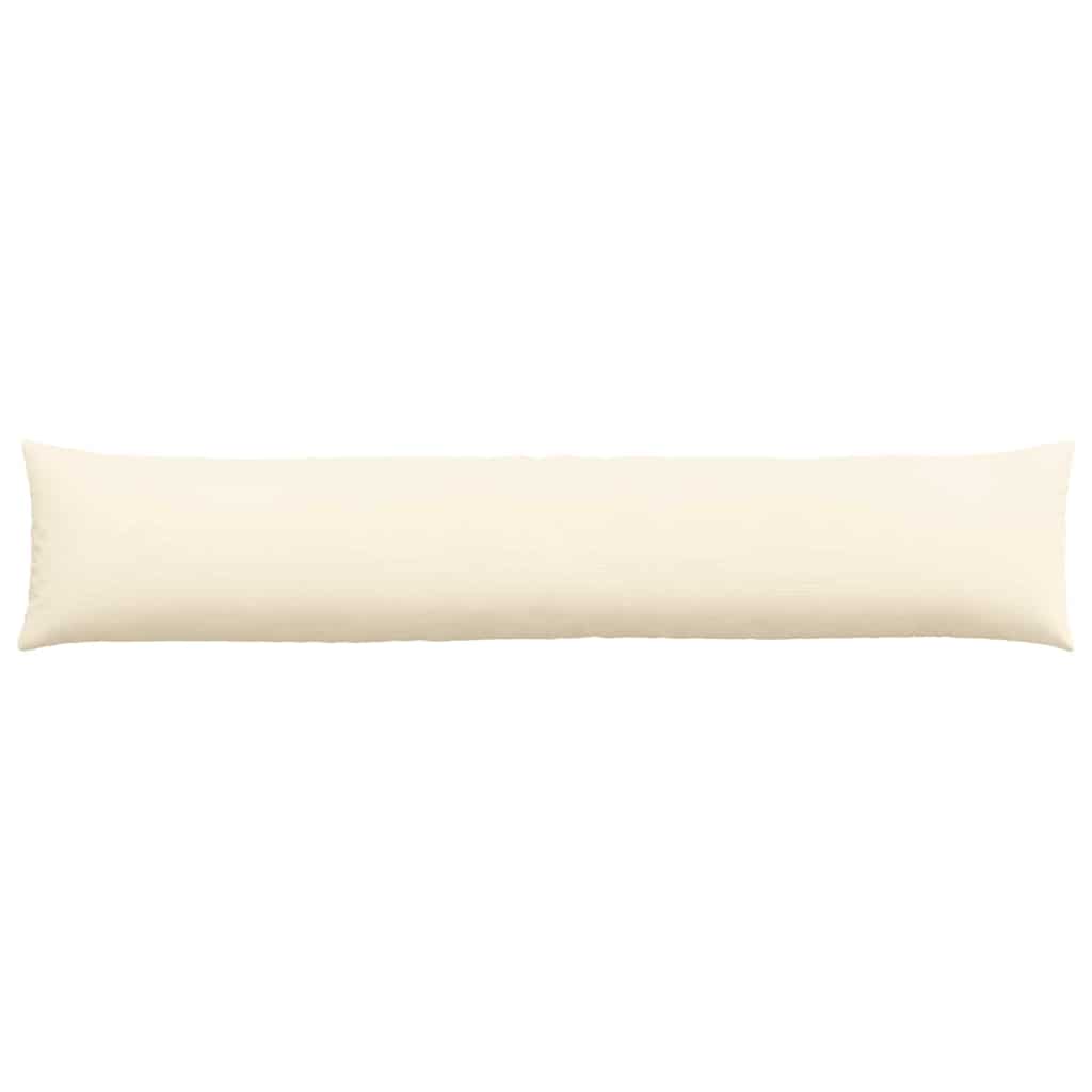 vidaXL Poduszki na sofę 2 pcs Kremowy 200 x 40 cm Tkanina sztruksowa