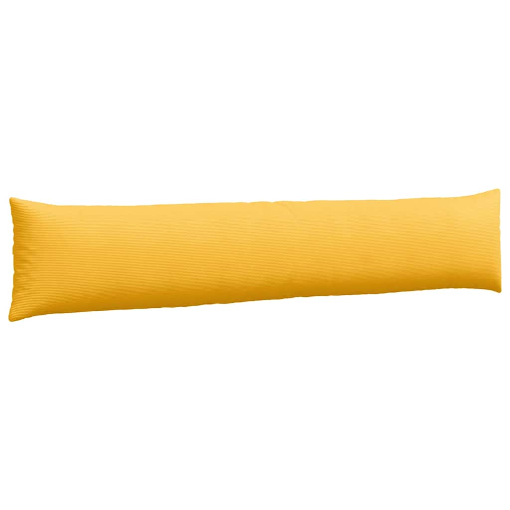 vidaXL Poduszki na sofę 2 pcs Jasnożółty 200 x 40 cm